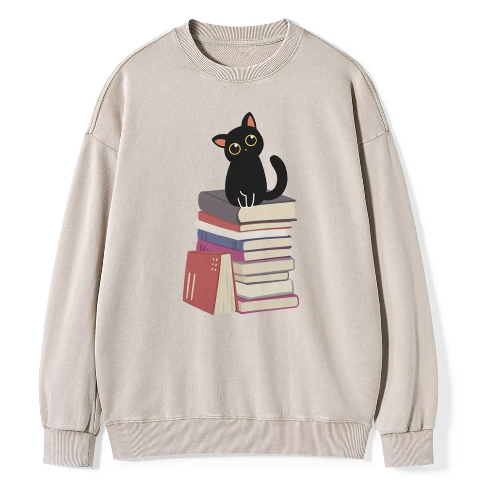 Pagewings  It's A Good Day To Read Books Unisex Washed Sweatshirt