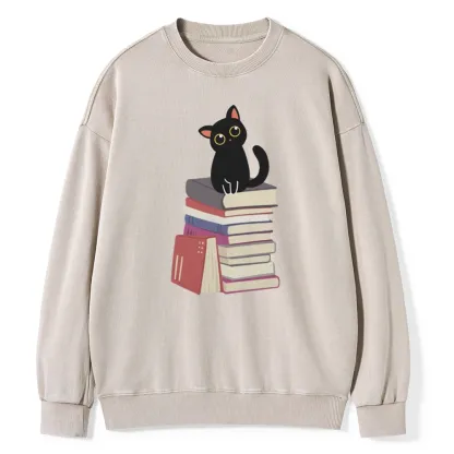Pagewings  It's A Good Day To Read Books Unisex Washed Sweatshirt