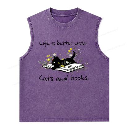 [Copy]Pagewings Public Library Sweatshirt Unisex Washed Tank Top