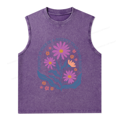 Pagewings Read Banned Books Shirt, Social Justice Gift Unisex Washed Tank Top