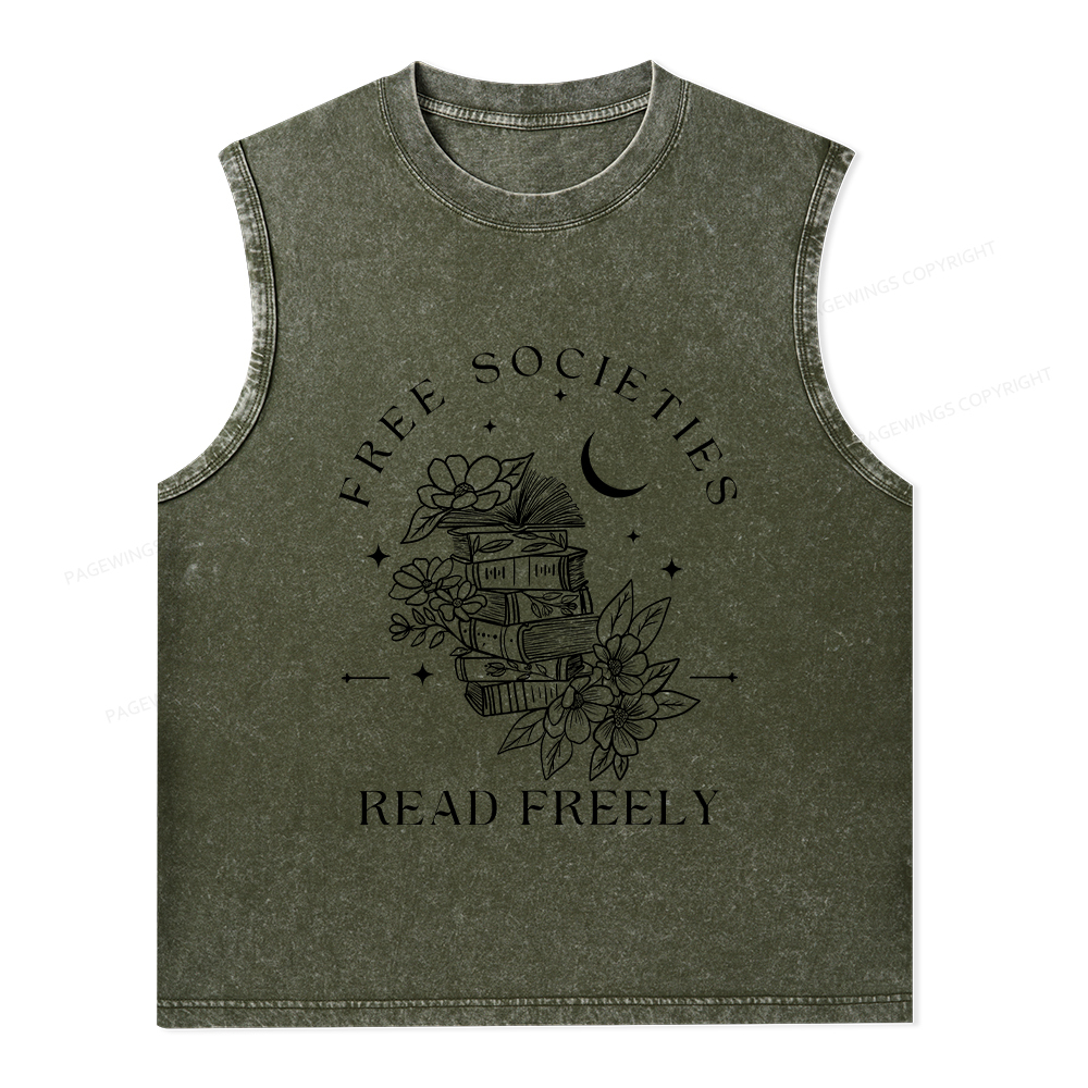 Pagewings Equal Rights Shirt Unisex Washed Tank Top