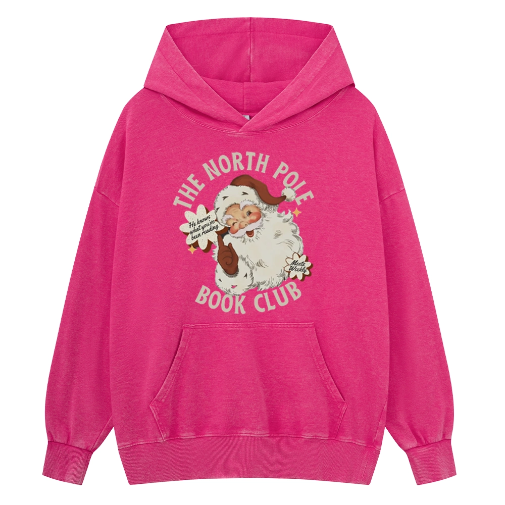 Pagewings Personalized Book Club Unisex Washed Hoodie
