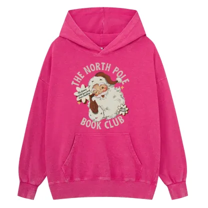 Pagewings Personalized Book Club Unisex Washed Hoodie