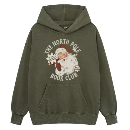 Pagewings Personalized Book Club Unisex Washed Hoodie