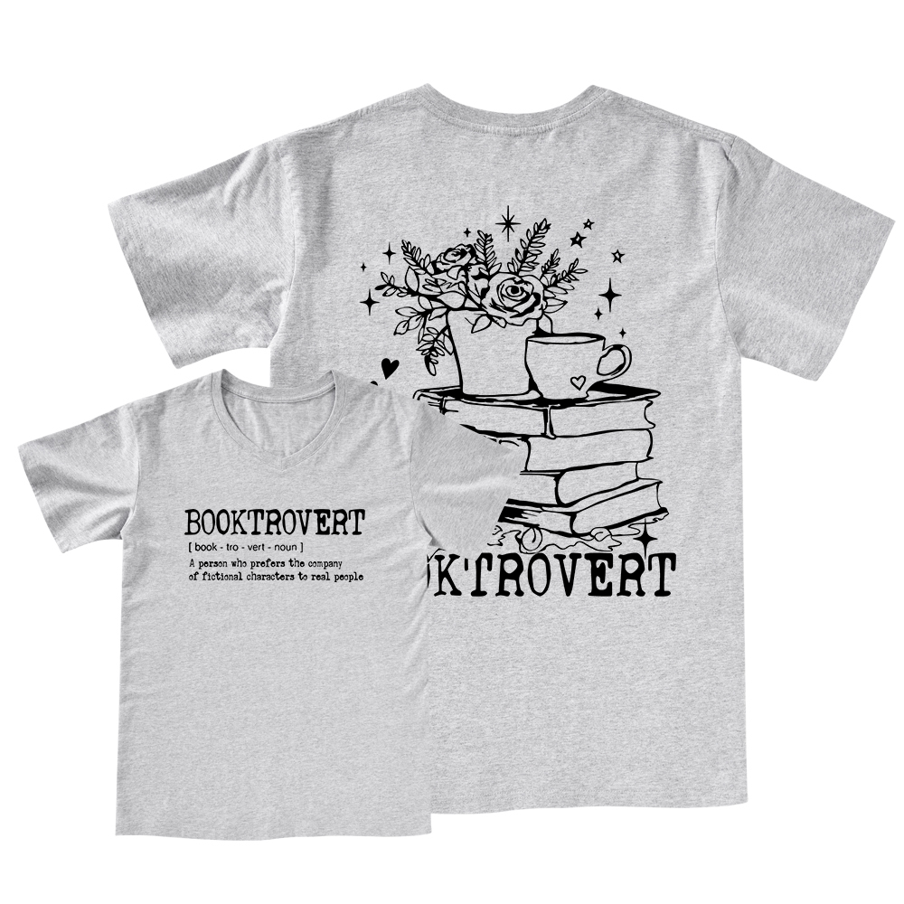 Pagewings Book Lover Gift Shirt, Teacher Crewneck Colors V-neck T-shirt