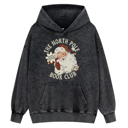 Pagewings Personalized Book Club Unisex Washed Hoodie