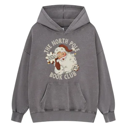 Pagewings Personalized Book Club Unisex Washed Hoodie