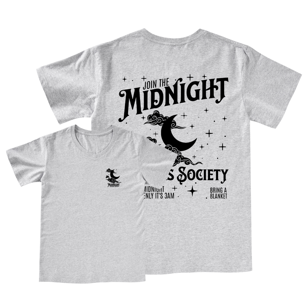 Pagewings Late night readers book club V-neck T-shirt