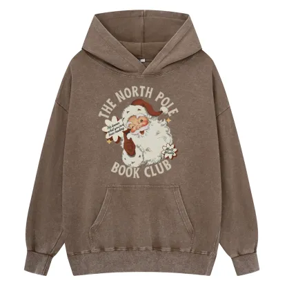 Pagewings Personalized Book Club Unisex Washed Hoodie