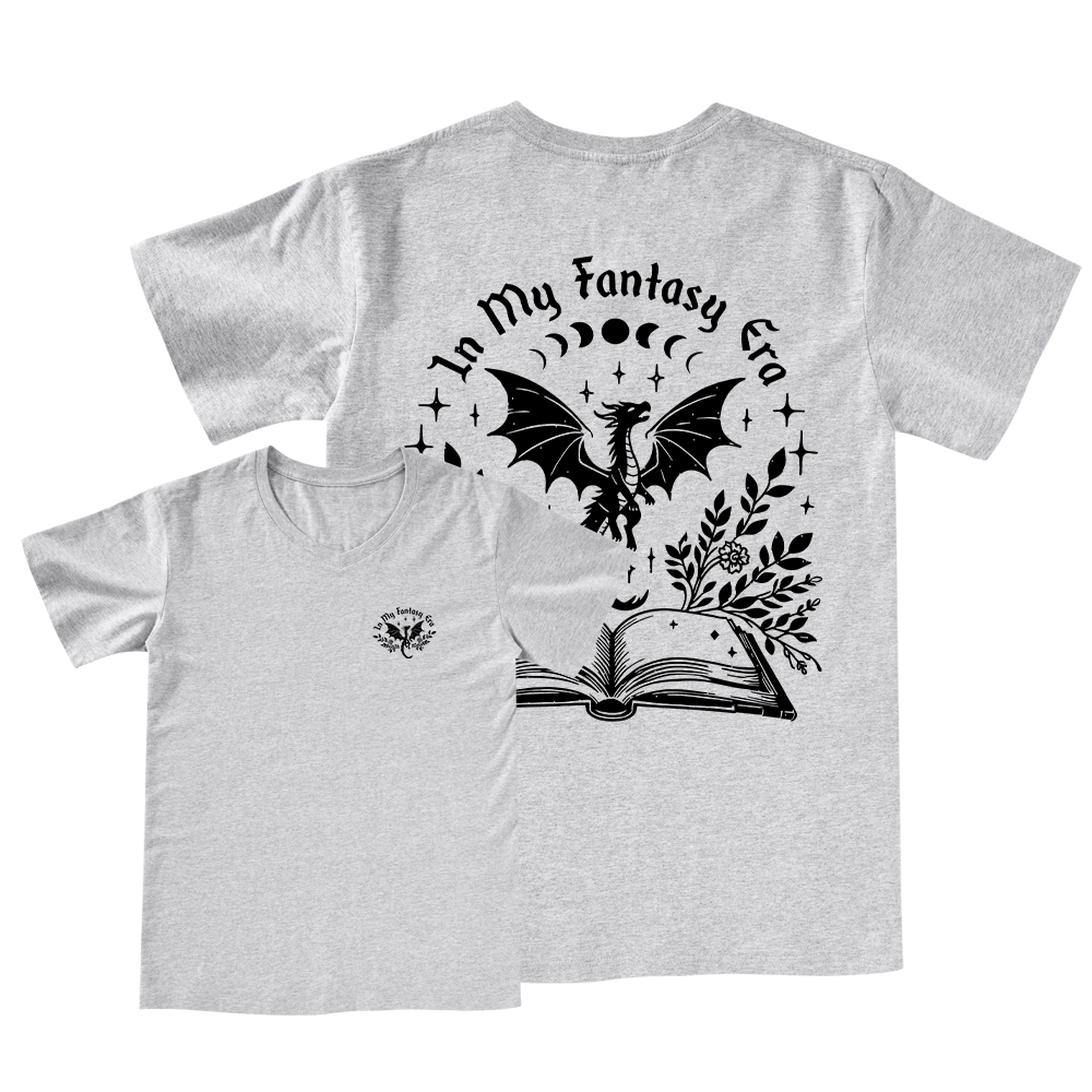 Pagewings In My Fantasy Era V-neck T-shirt
