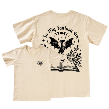 Pagewings In My Fantasy Era V-neck T-shirt