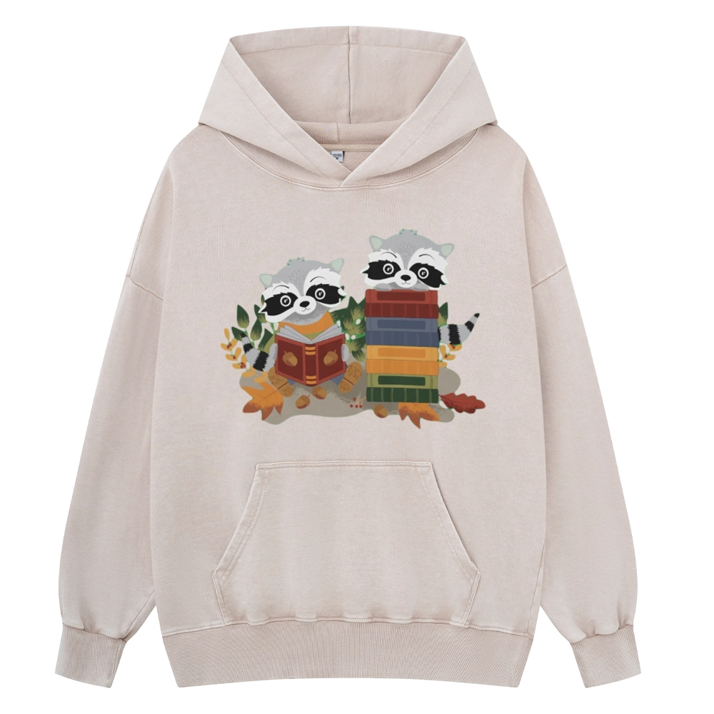 [Copy]Pagewings Touch My Books I Will Slap You So Hard Unisex Washed Hoodie