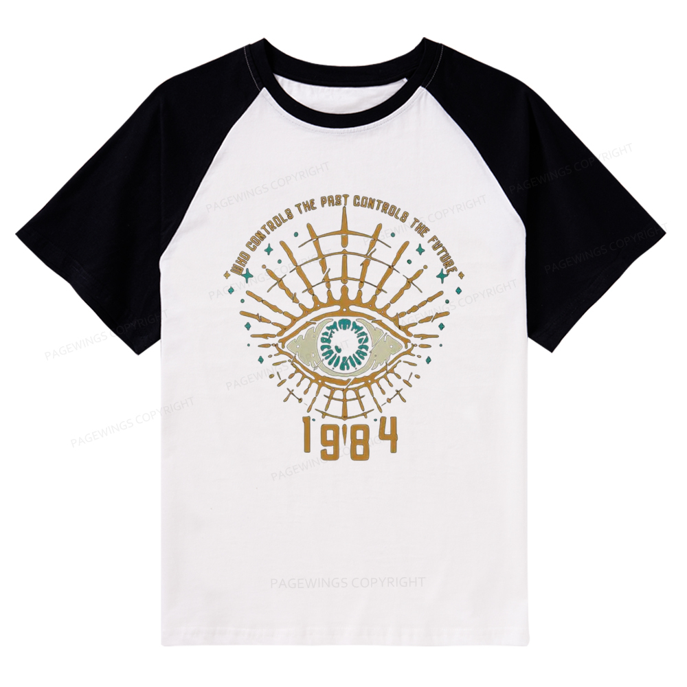 Pagewings Read Banned Books Raglan T-shirt
