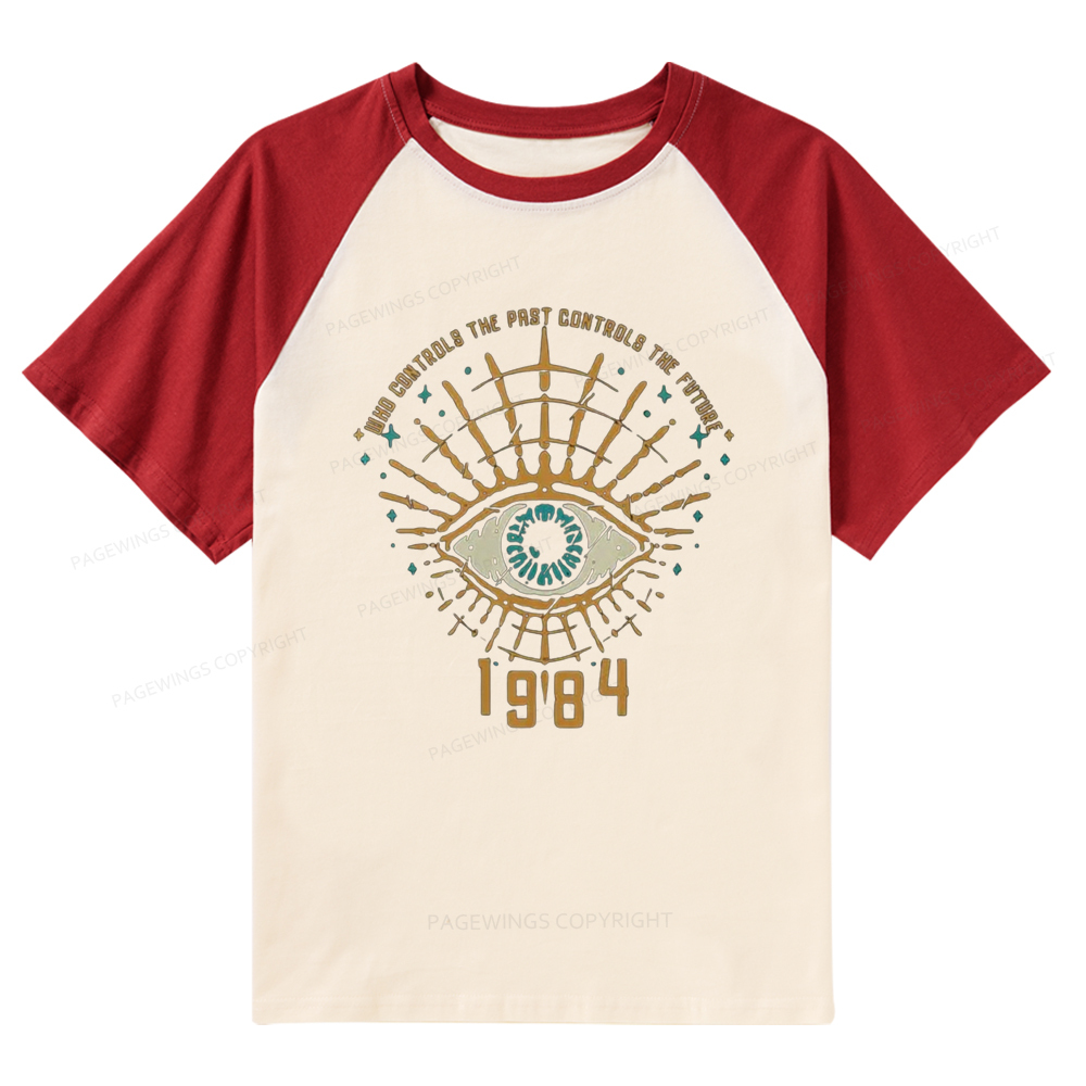 Pagewings Read Banned Books Raglan T-shirt