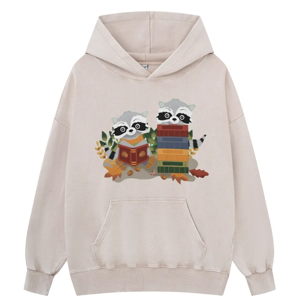 [Copy]Pagewings Touch My Books I Will Slap You So Hard Unisex Washed Hoodie