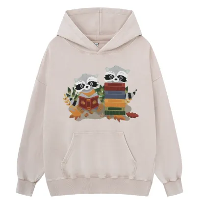 [Copy]Pagewings Touch My Books I Will Slap You So Hard Unisex Washed Hoodie