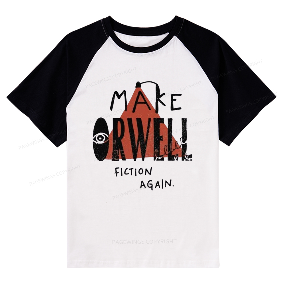 Pagewings George Orwell 1984 Raglan T-shirt