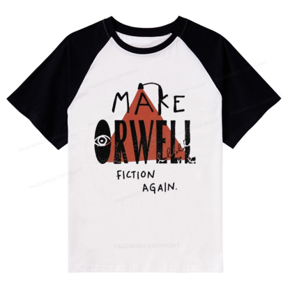 Pagewings George Orwell 1984 Raglan T-shirt