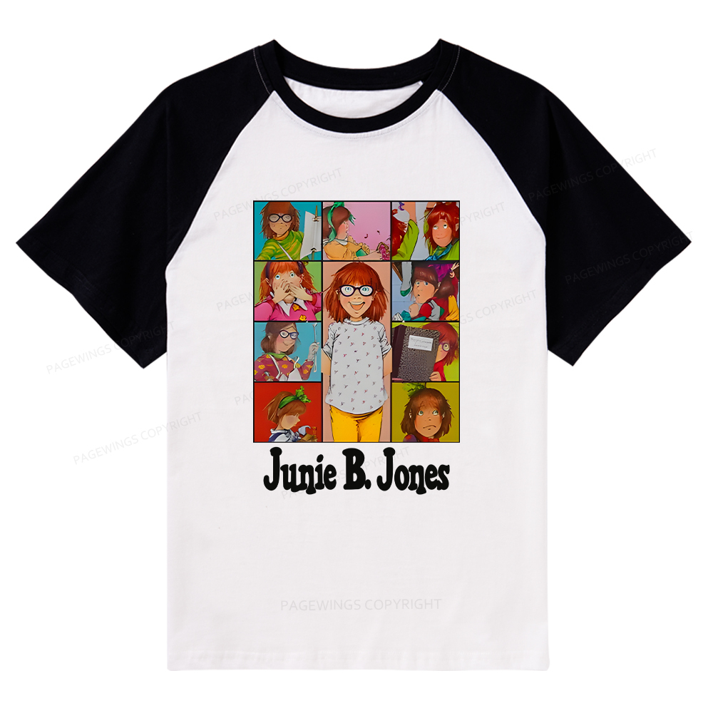 Pagewings Junie B Jones Raglan T-shirt