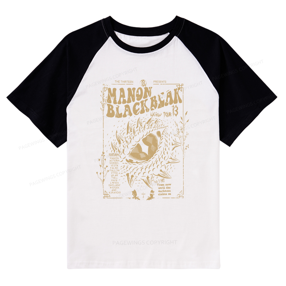 Pagewings ACOTAR Crescent City Rhysand Raglan T-shirt