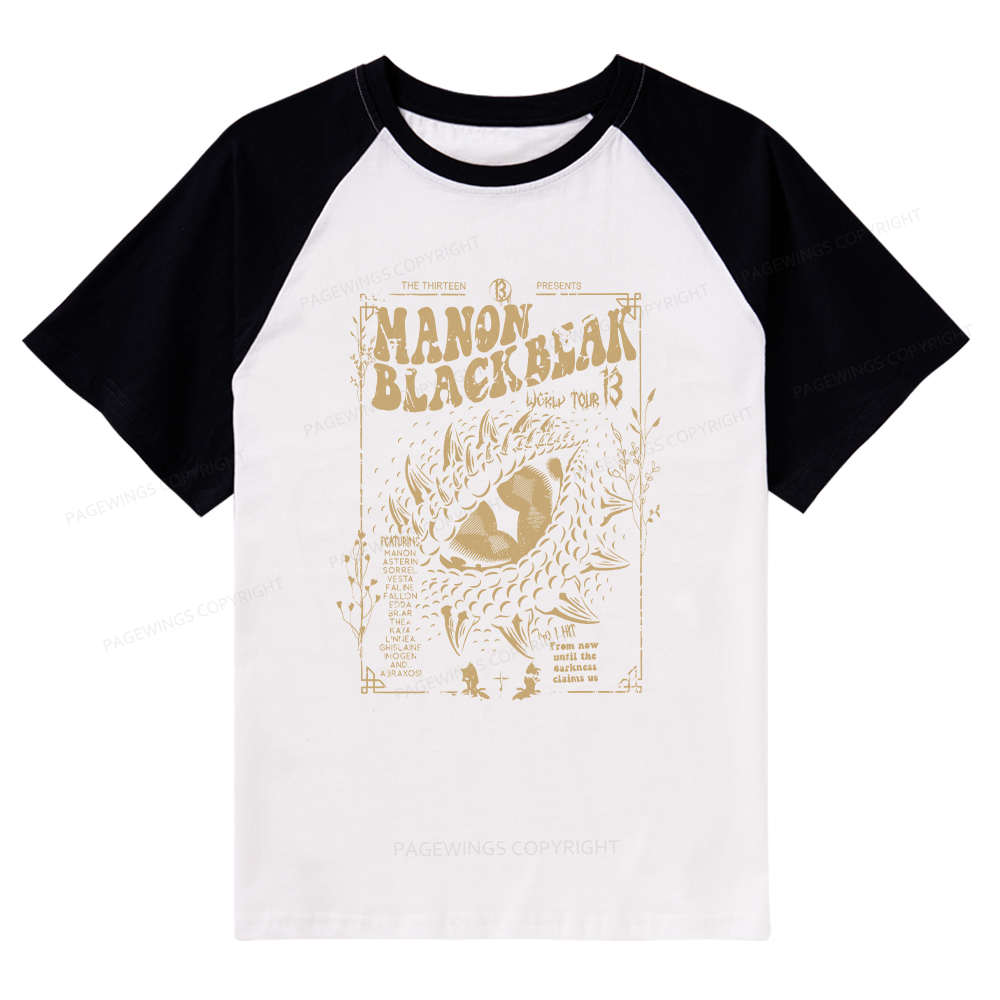 Pagewings ACOTAR Crescent City Rhysand Raglan T-shirt
