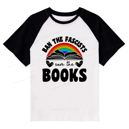 Pagewings Banned books T-Shirt Raglan T-shirt