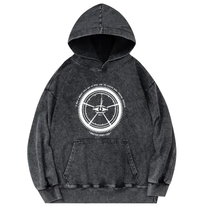Pagewings Nineteen Eighty-Four Unisex Washed Hoodie