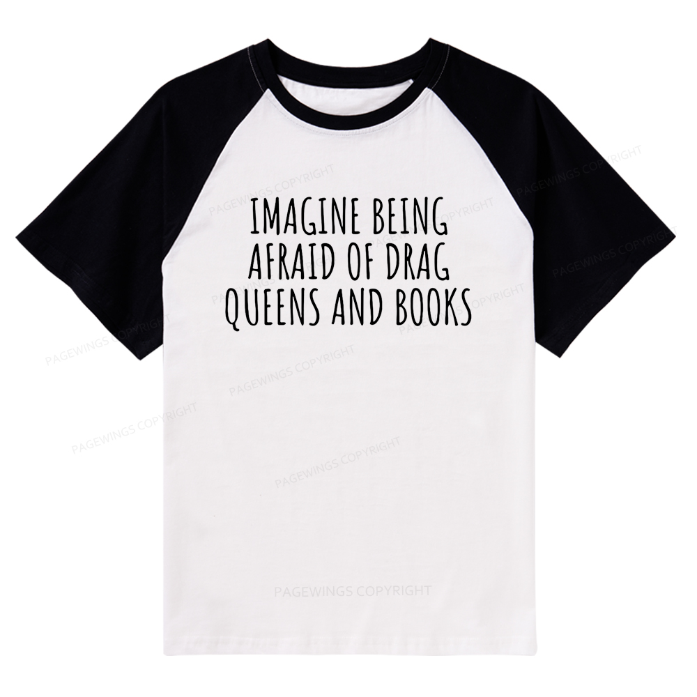 Pagewings Funny Liberal Shirt Raglan T-shirt