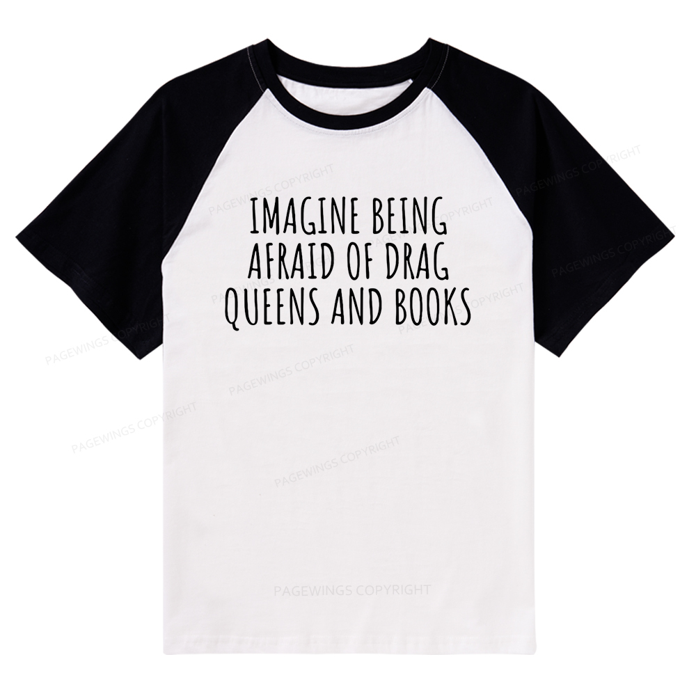 Pagewings Funny Liberal Shirt Raglan T-shirt