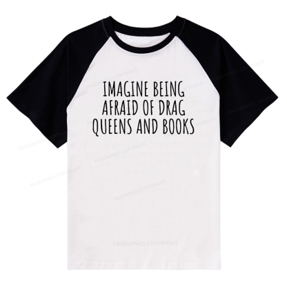 Pagewings Funny Liberal Shirt Raglan T-shirt