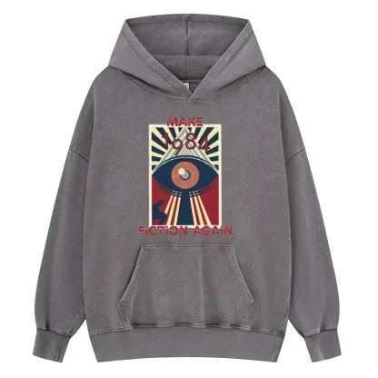 Pagewings Nineteen Eighty-Four Unisex Washed Hoodie