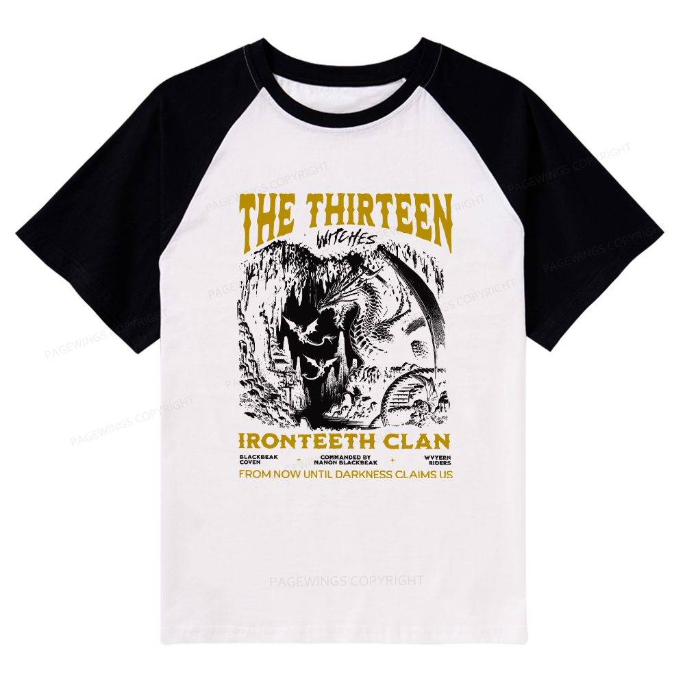Pagewings The Thirteen Raglan T-shirt