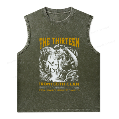 Pagewings The Thirteen Unisex Washed Tank Top