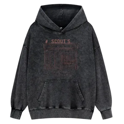 Pagewings To Kill a Mockingbird Unisex Washed Hoodie