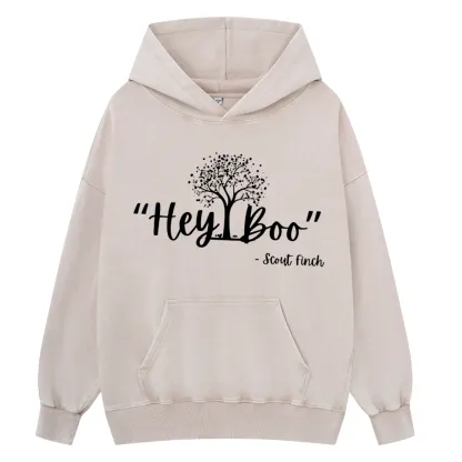 Pagewings To Kill a Mockingbird Unisex Washed Hoodie