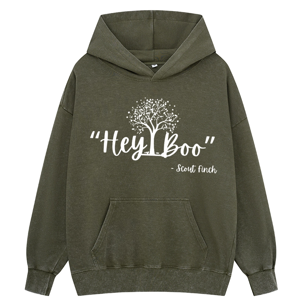 Pagewings To Kill a Mockingbird Unisex Washed Hoodie
