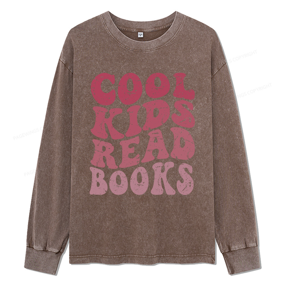 Pagewings What's More Punk Than The Public Library Unisex Washed Long 