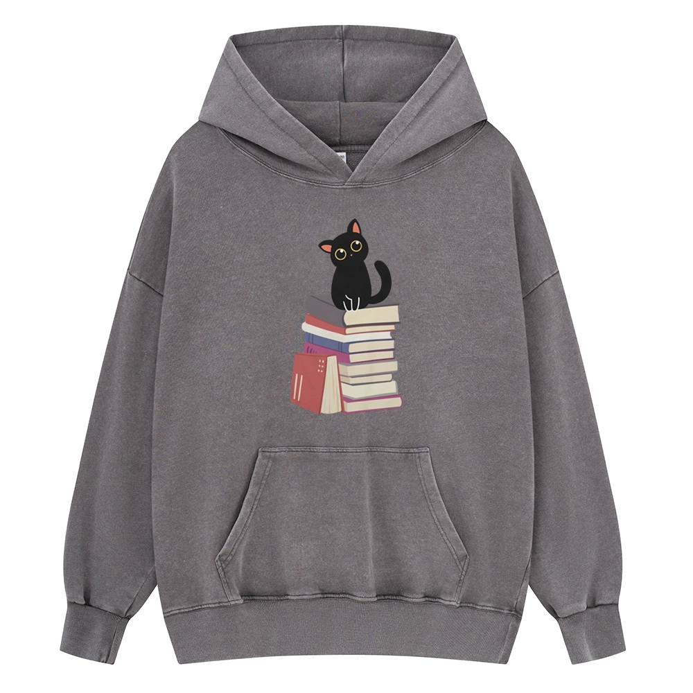 Pagewings It's A Good Day To Read Books Unisex Washed Hoodie