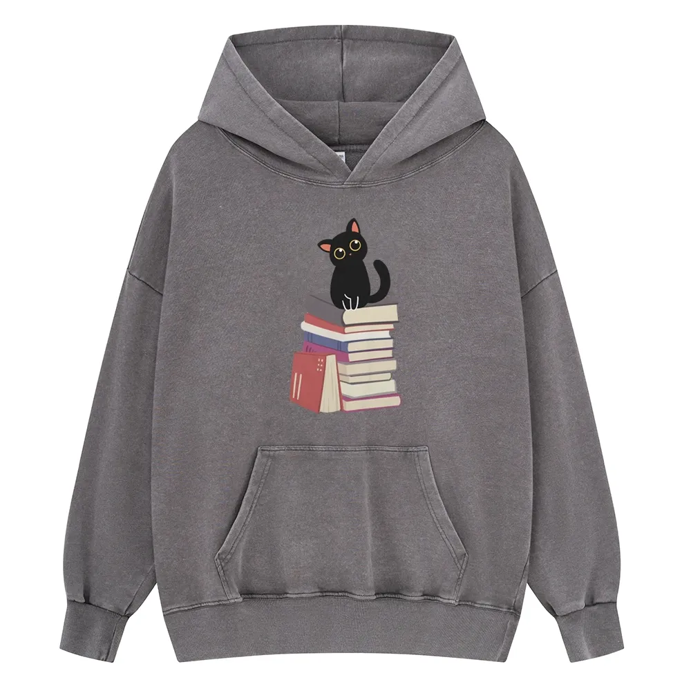Pagewings It's A Good Day To Read Books Unisex Washed Hoodie