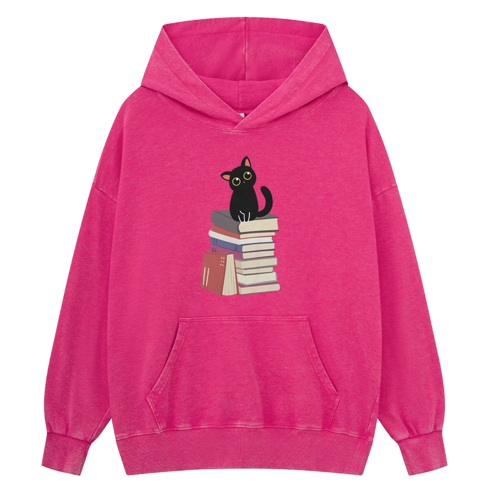 Pagewings It's A Good Day To Read Books Unisex Washed Hoodie