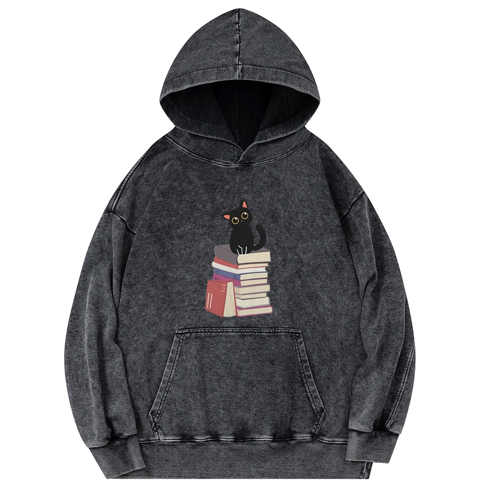 Pagewings It's A Good Day To Read Books Unisex Washed Hoodie