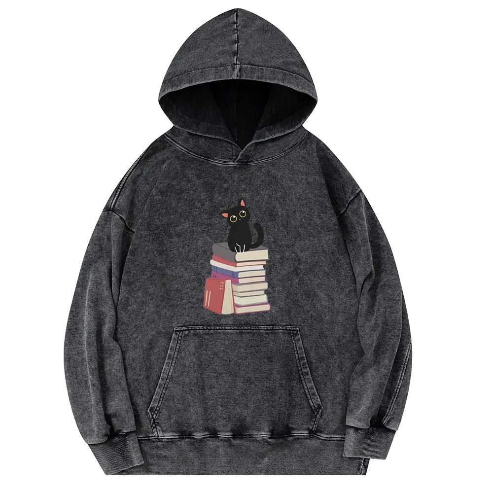 Pagewings It's A Good Day To Read Books Unisex Washed Hoodie