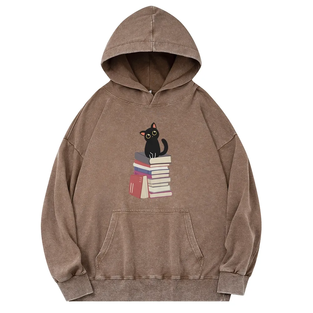 Pagewings It's A Good Day To Read Books Unisex Washed Hoodie