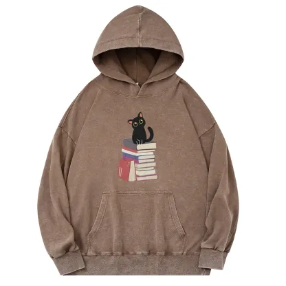 Pagewings It's A Good Day To Read Books Unisex Washed Hoodie