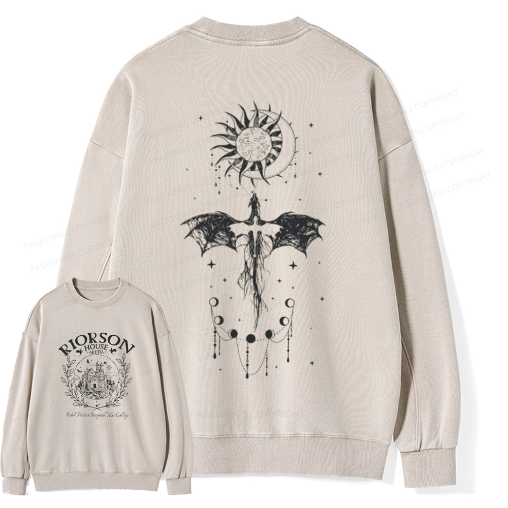 [Copy]Pagewings The World Will Be Saved And Remade Unisex Washed Sweatshirt