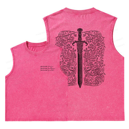 Pagewings You Do Not Yield Unisex Washed Tank Top