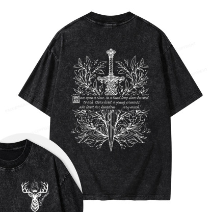 Pagewings Fireheart Unisex Washed T-shirt