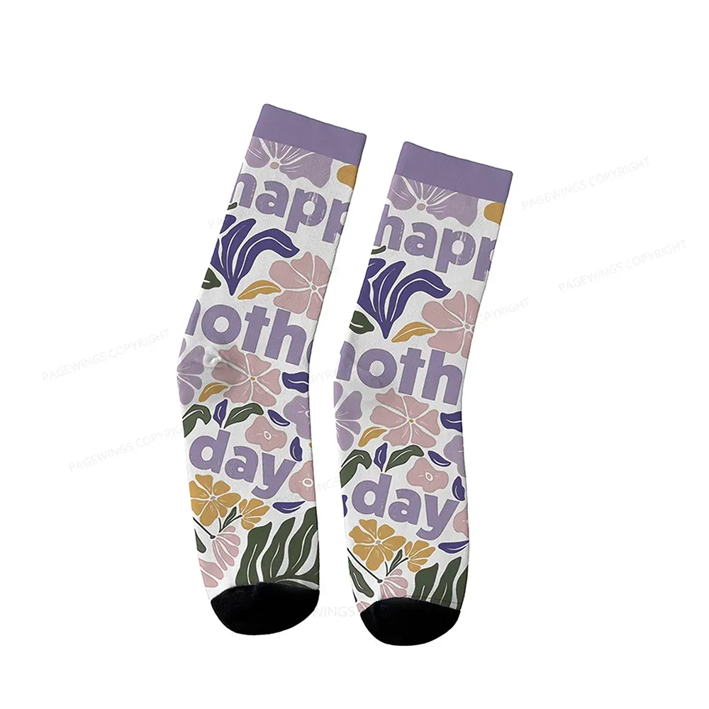 Pagewings Happy Mother's Day Socks