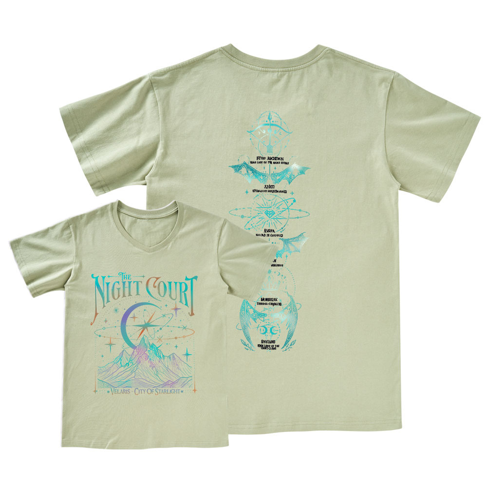 Pagewings The Night Court  V-neck T-shirt