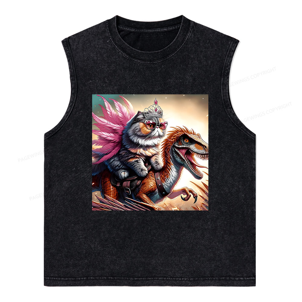 Pagewings Crawler Carl Unisex Washed Tank Top